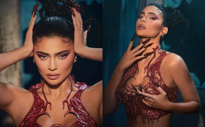 Nữ tỷ phú Kylie Jenner mặc trang phục mang hiệu ứng thị giác ảo diệu đầy gợi cảm Ảnh 2