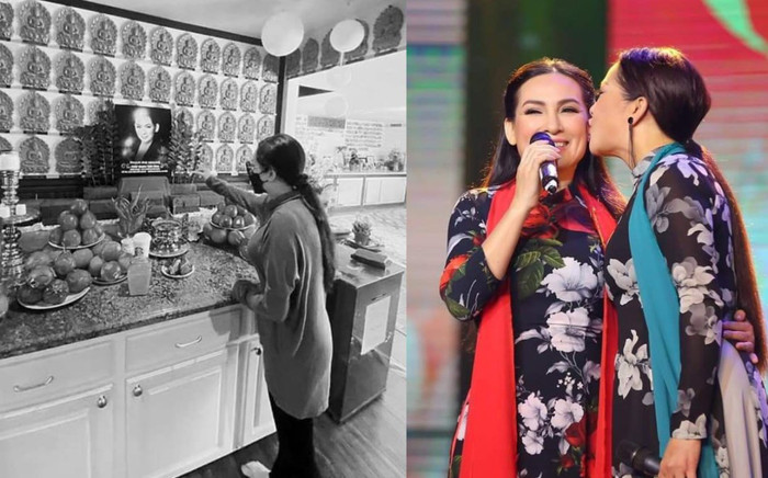 Như Quỳnh nghẹn ngào đến viếng cố ca sĩ Phi Nhung: Khóc tiễn người bạn gắn bó hơn 20 năm Ảnh 2