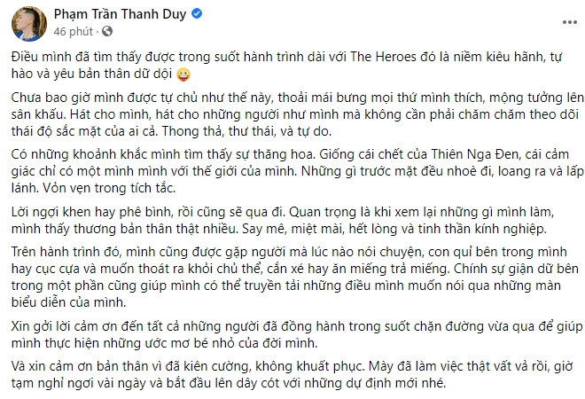 Thanh Duy: 'Kiêu hãnh, tự hào và yêu bản thân dữ dội' Ảnh 2