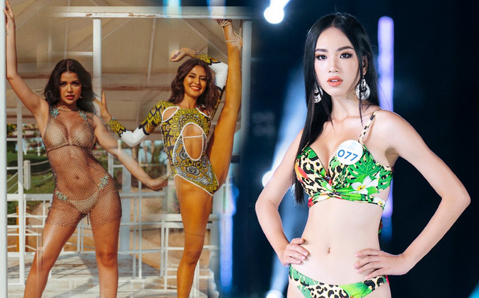Ái Nhi bỏ lỡ phần thi trang phục biển, đối thủ thả sức tạo dáng cá tính Ảnh 2