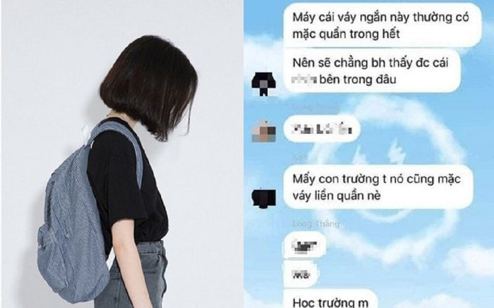 Nhóm nam sinh cấp 3 lập nhóm chat bày cách để 'địa hàng' các bạn nữ mặc váy gây xôn xao Ảnh 2