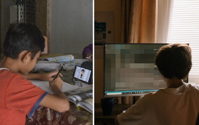 Đang thi trực tuyến thì nghe thấy tiếng rên rỉ, học sinh ngỡ ngàng khi nhìn lên màn hình Ảnh 2