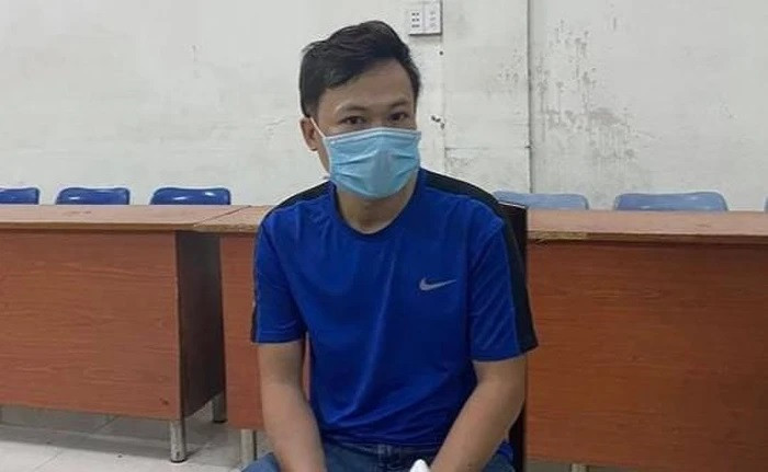Khổng Minh Toàn tại cơ quan công an