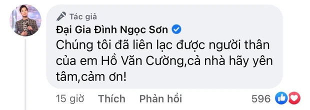 Danh ca Ngọc Sơn tiết lộ tình trạng hiện tại của Hồ Văn Cường Ảnh 1