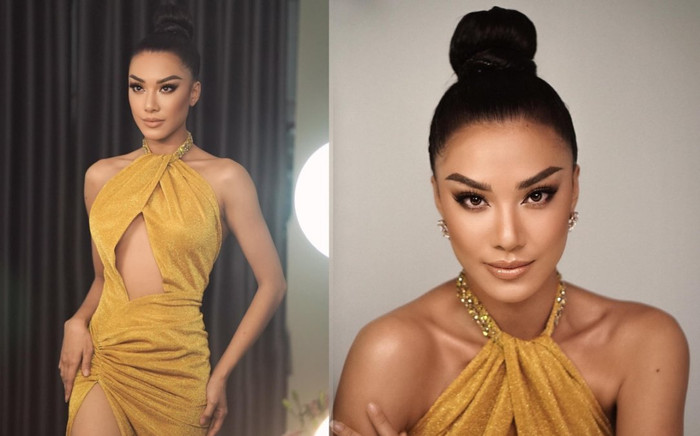 Kim Duyên thần thái đỉnh cao với sắc vàng phong thủy tại Miss Universe Ảnh 2