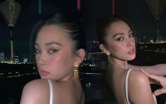 Hoa hậu Tiểu Vy tung chiêu ánh mắt vạn người say, thiên hạ tha hồ xao xuyến Ảnh 2