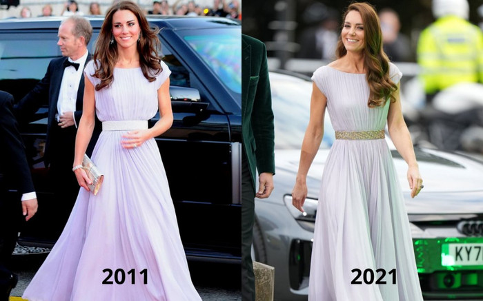 Xứng danh Công nương tiết kiệm của năm, Kate Middleton mặc lại váy 10 năm trước Ảnh 2