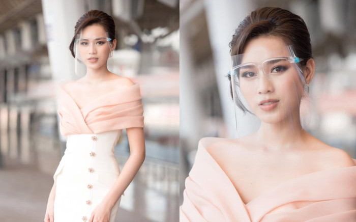Đỗ Thị Hà xinh tươi với đầm trễ vai, sắc vóc hoàn thiện trước thềm Miss World 2021 Ảnh 2