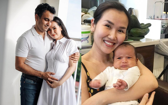 Võ Hạ Trâm chia sẻ khoảnh khắc cười ra nước mắt bên ông xã Ấn Độ và con gái Ảnh 2