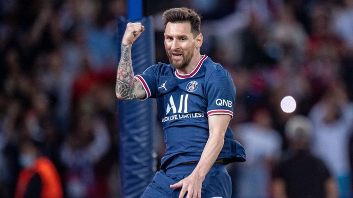 Messi tỏa sáng với cú đúp vào lưới Leipzig.
