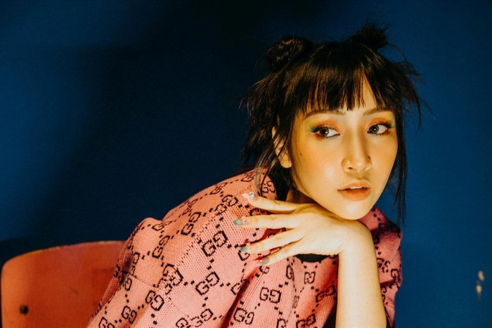 Mỹ Anh xuất hiện tại quảng trường Thời Đại ở Mỹ.