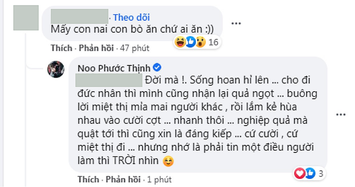 Nam ca sĩ phản pháo khi anti-fan vào miệt thị.