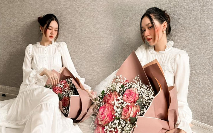 'Best face' Tường San được nửa kia tặng hoa nhưng vẫn quyết giấu kín danh tính ông xã Ảnh 2