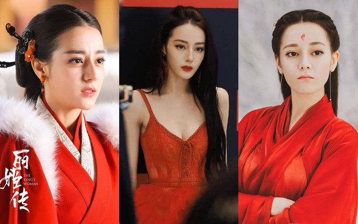 Địch Lệ Nhiệt Ba gây thương nhớ với loạt trang phục đỏ đẹp nao lòng từ trong phim tới đời thực Ảnh 2