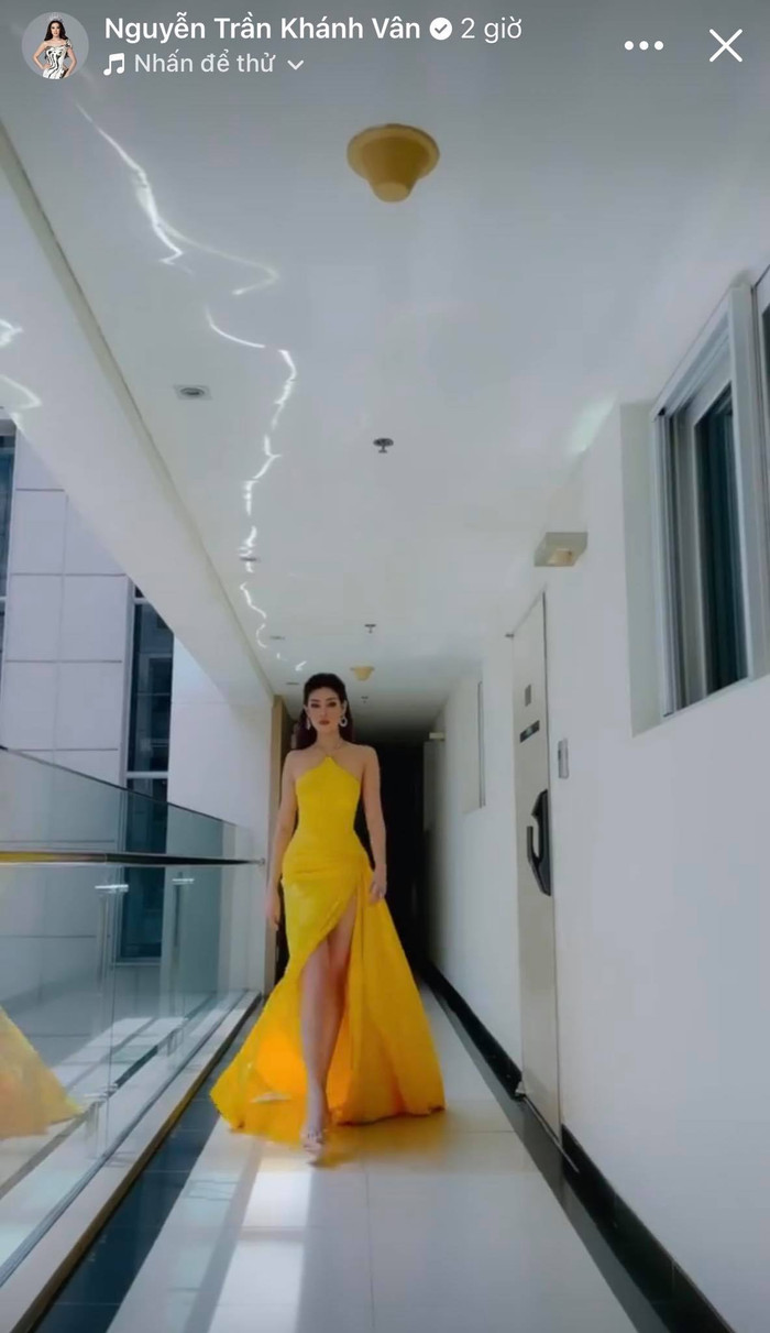 Khánh Vân hóa nữ thần, catwalk vài đường sương sương hút chặt mọi ánh nhìn Ảnh 1