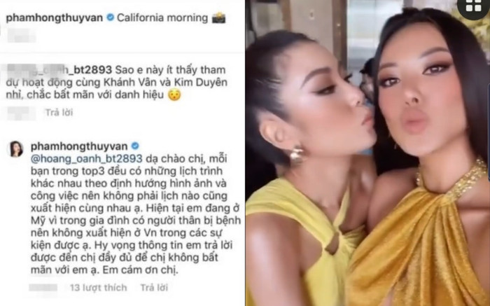 Thúy Vân, Kim Duyên hôn má thắm thiết, đập tan lời đồn bằng mặt không bằng lòng năm xưa Ảnh 2