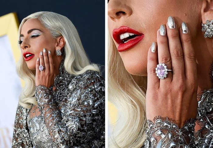 Chiếc nhẫn của Lady Gaga trị giá 400.000 USD (9,1 tỷ VNĐ).
