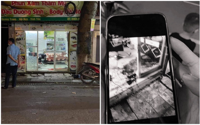 Rùng mình hiện trường vụ chồng sát hại vợ cũ dã man tại tiệm cắt tóc đêm 20/10 Ảnh 2