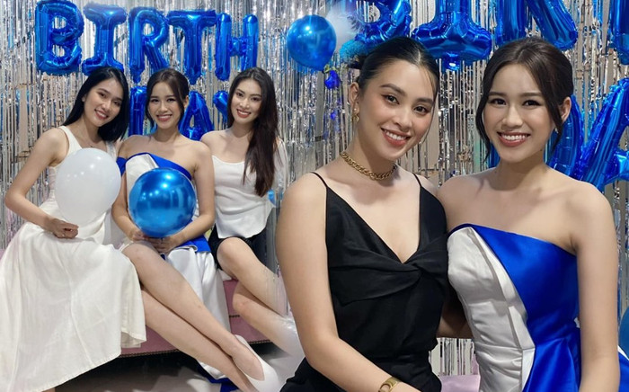 'Mỹ nhân thiên hạ' Trần Tiểu Vy diện nguyên cây đen lấn át sắc vóc của Đỗ Thị Hà Ảnh 2