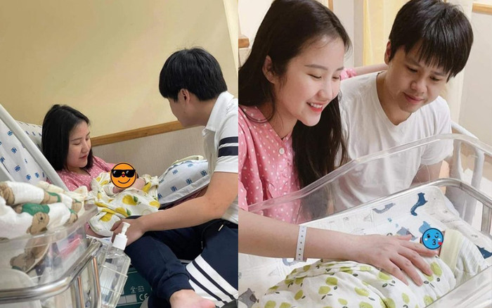 Bà xã thiếu gia Phan Thành lần đầu tiết lộ hình ảnh quý tử Ảnh 2