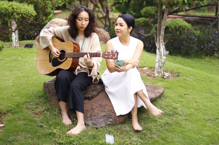 Mỹ Anh rất tự hào về mẹ và hứa sẽ không ngừng phấn đấu để có được thành công như mẹ