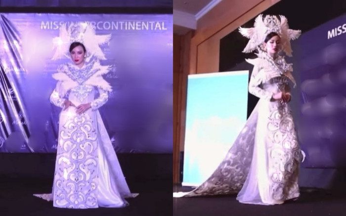 Sân khấu thi trang phục dân tộc của Ái Nhi tại Miss Intercontinental quá sơ sài, nhạt nhẽo Ảnh 2