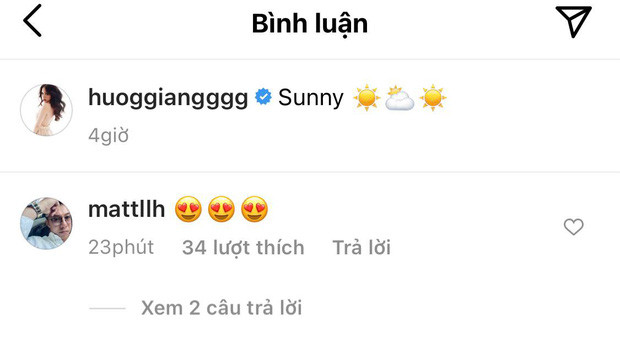 Matt Liu công khai bày tỏ tình cảm dành cho Hương Giang.