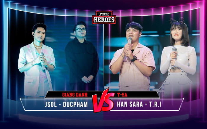 'Đột nhập' hậu trường Bán kết The Heroes: 'Kỳ phùng địch thủ' Jsol - Han Sara căng mình tập luyện Ảnh 2