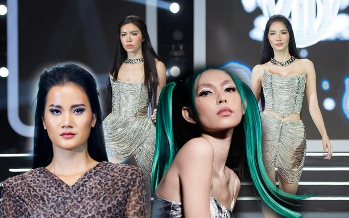 Rộ clip Hoàng Thùy và Minh Tú bị đồng nghiệp đứng trong cánh gà chê bai khi catwalk Ảnh 2