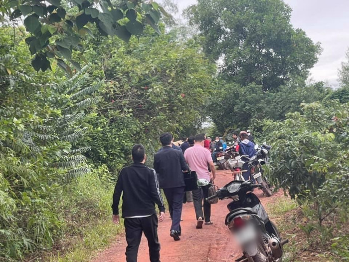 Khu vực hiện trường xảy ra vụ việc.