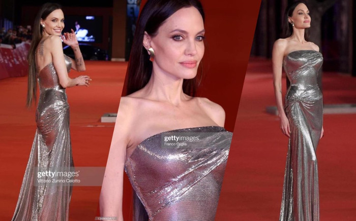 Angelina Jolie mãn nhãn fan khi khoe vóc dáng nữ thần trong bộ váy bạc lấp lánh trên thảm đỏ Ảnh 2