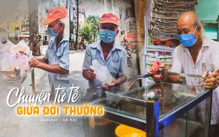 Cô gái mua sạch bánh tiêu của ông lão có vợ qua đời vì Covid-19, nuôi 4 người con tâm thần Ảnh 2