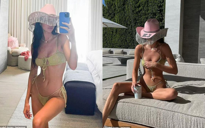Siêu mẫu triệu đô Kendall Jenne nóng bỏng với thiết kế hai mảnh nhỏ xíu Ảnh 2