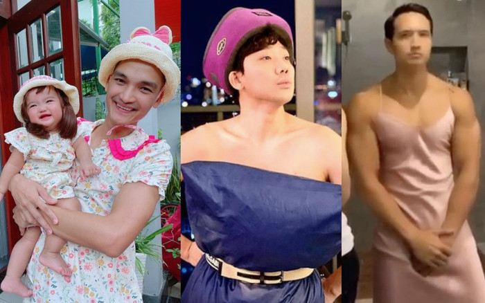 Loạt sao nam Vbiz cosplay thành bà xã: Trấn Thành, Kim Lý 'đánh rơi' hình tượng quý ông Ảnh 2