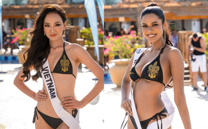 Thí sinh Miss Intercontinental mặc đồ bơi: Ái Nhi ấn tượng, đối thủ lộ rõ dấu vết 'dao kéo' Ảnh 2