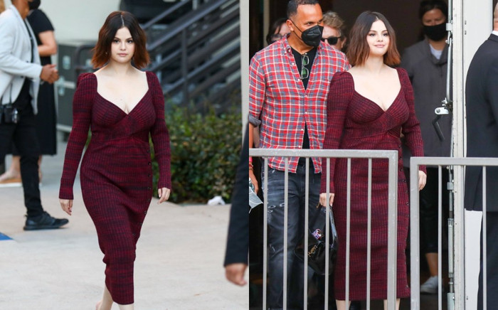 Selena Gomez mặc váy khoét sâu chữ V lộ thân hình phát tướng nhưng fan vẫn khen tới tấp Ảnh 2