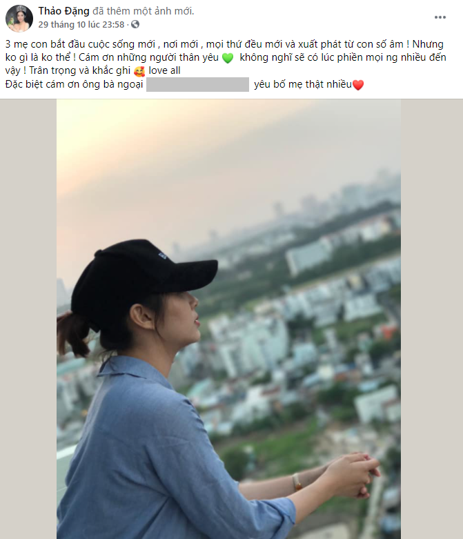 Bài đăng đầy ẩn ý của Đặng Thu Thảo