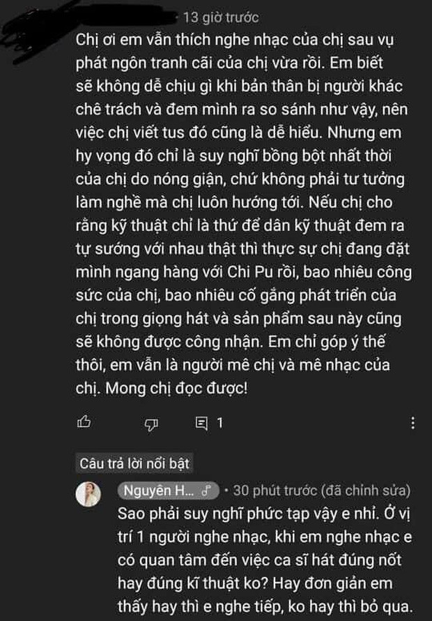 Nhận xét của netizen.