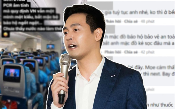 MC Phan Anh bức xúc khi bị yêu cầu mặc đồ bảo hộ trên máy bay, dân mạng lại quay sang 'ném đá' chính chủ Ảnh 2