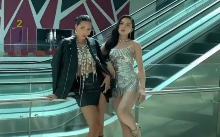 Chụp ảnh tình cảm với Minh Triệu, Kỳ Duyên nào ngờ bị trang phục làm lộ từng tảng mỡ Ảnh 2