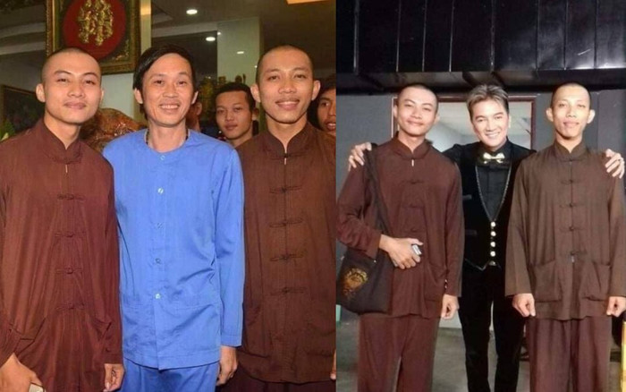 Dân mạng đào bới loạt ảnh Hoài Linh, Đàm Vĩnh Hưng, Trấn Thành bên dàn sư thầy của Tịnh thất Bồng Lai Ảnh 2