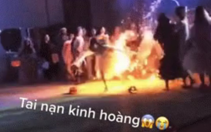 Sự thật đoạn clip nữ sinh bốc cháy ngùn ngụt khi đang vui chơi trong lễ hội Halloween Ảnh 2