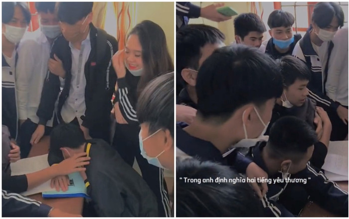 Nam sinh thất tình buồn gục xuống bàn và màn đồng ca 'Thu Cuối' an ủi siêu lầy lội Ảnh 2