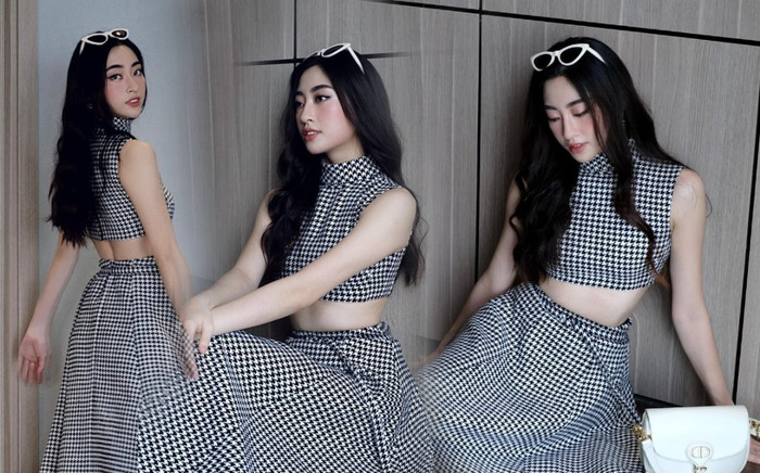 Vừa nhận chức mentor - Lương Thùy Linh sang chảnh với set đồ caro 'đỉnh của chóp' Ảnh 2