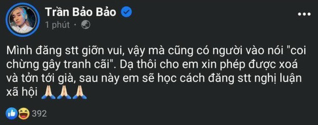 BB Trần vội vã đính chính sau khi bị một số dân mạng 'ném đá'