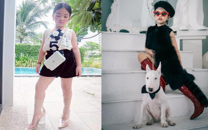 Chỉ mới 5 tuổi nhưng con gái của đại gia Minh Nhựa đã có bộ sưu tập giày cao gót chẳng thua kém siêu mẫu Ảnh 2