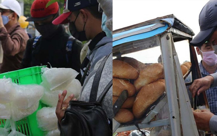 'Cao thủ không bằng tranh thủ', nhiều người đem hàng quán di động đến trước Tịnh thất Bồng Lai buôn bán Ảnh 2