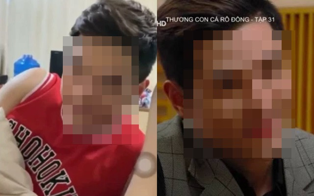 Ảnh chụp màn hình nam diễn viên góp mặt trong dự án Thương con cá rô đồng được cho là người bị rò rỉ clip trên mạng xã hội. 