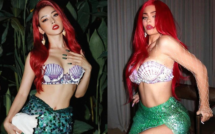 Chi Pu cosplay thành nàng tiên cá, ai ngờ bị 'ném đá' vì 'copy' Kylie Jenner từ ý tưởng đến chi tiết này Ảnh 2