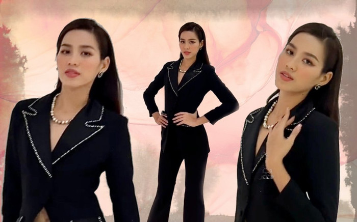 Đỗ Thị Hà diện suit đen, catwalk điêu luyện: Anti-fan tròn mắt vì lên trình rõ rệt Ảnh 2